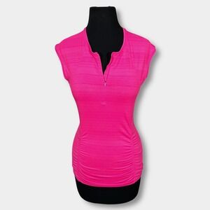 EUC Athleta Women's Pacifica Sleeveless Tank Athletic Quarter‎ Zip Top XS